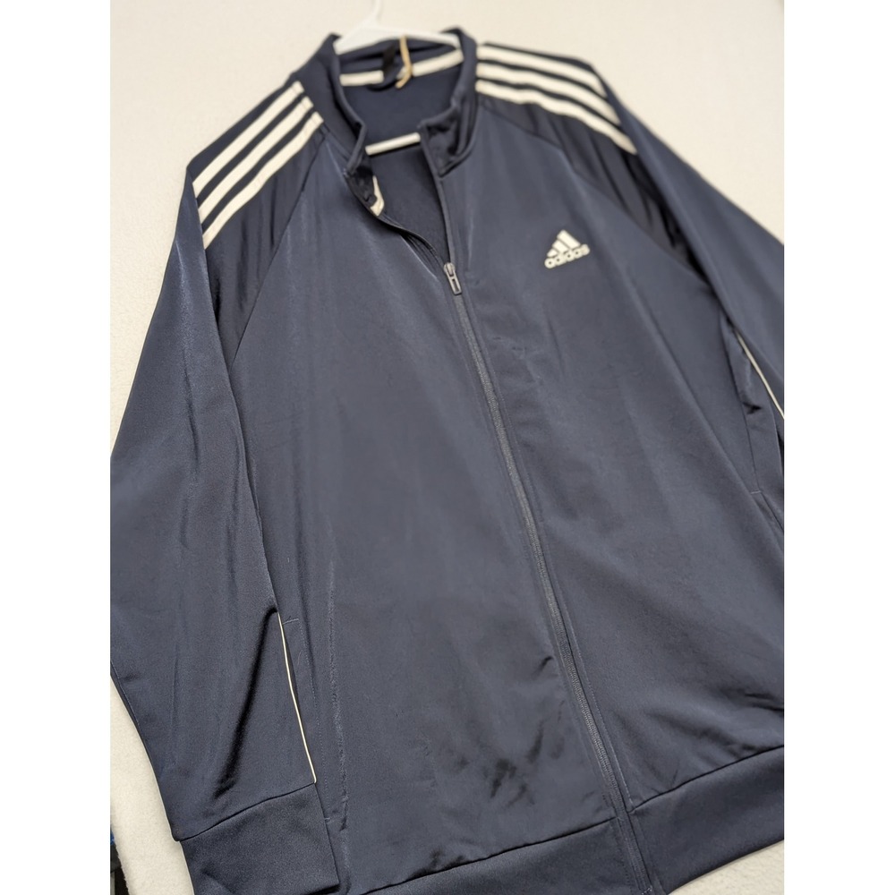 NWT Adidas Primegreen 3-Stripe Tricot Track Jacket Legend Ink Navy H48446 3XL